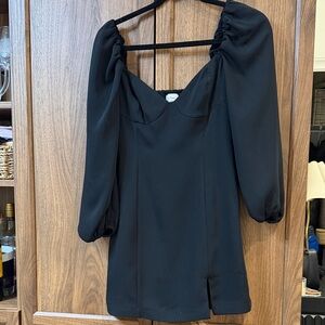 Wilfred Black Long Sleeve Dress